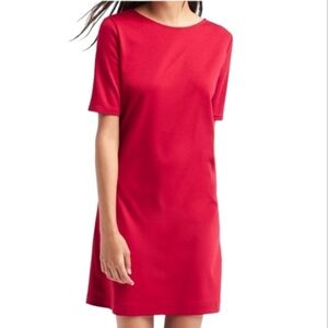GAP Scoop back shift dress in Red Apple Size S